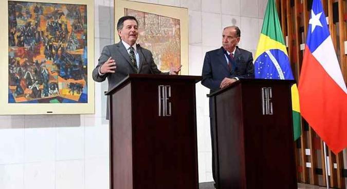 O Brasil é o principal parceiro comercial do Chile na América Latina e maior destino de seus investimentos no exterior(foto: Evaristo SA) O Brasil é o principal parceiro comercial do Chile na América Latina e maior destino de seus investimentos no exterior(foto: Evaristo SA)