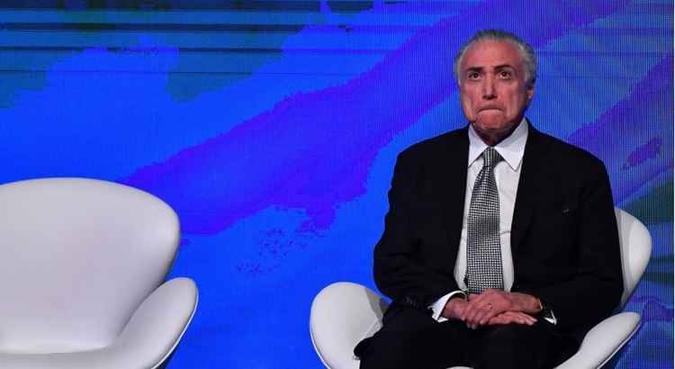 A maior desaprovação do governo Temer, segundo a pesquisa agora divulgada, é na área de impostos(foto: Nelson Almeida/AFP) A maior desaprovação do governo Temer, segundo a pesquisa agora divulgada, é na área de impostos(foto: Nelson Almeida/AFP)