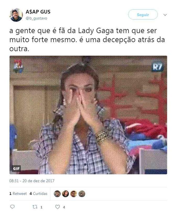 O @b_gustavo não gostou muito da nova residência da cantora(foto: Reprodução/Twitter) O @b_gustavo não gostou muito da nova residência da cantora(foto: Reprodução/Twitter)