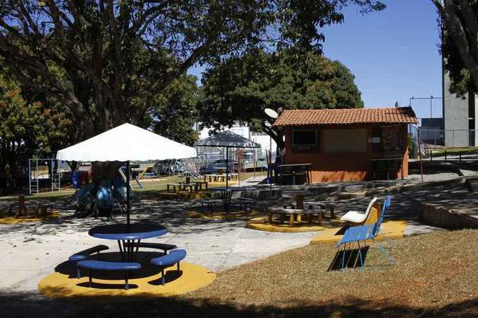 Churrasqueira na AABR(foto: Ana Rayssa/CB/D.A Press)