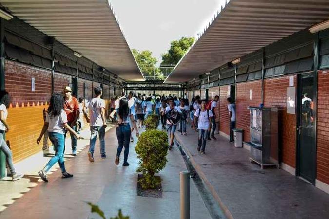 O CEM 2 de Planaltina é uma das escolas visitadas pelo projeto(foto: Nícolas Braga/Esp. CB/D.A Press) O CEM 2 de Planaltina é uma das escolas visitadas pelo projeto(foto: Nícolas Braga/Esp. CB/D.A Press)