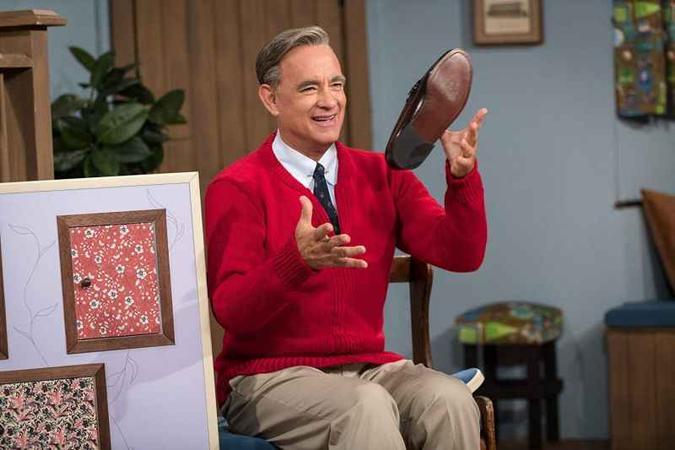 Tom Hanks: indicado ao Oscar por 'Um lindo dia na vizinhança'(foto: Sony Pictures/Divulgação) Tom Hanks: indicado ao Oscar por 'Um lindo dia na vizinhança'(foto: Sony Pictures/Divulgação)
