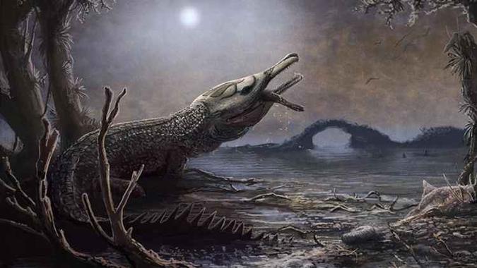 O nome de Lemmysuchus obtusiden é inspirado no músico Lemmy Kilmister(foto: Internet/Reprodução) O nome de Lemmysuchus obtusiden é inspirado no músico Lemmy Kilmister(foto: Internet/Reprodução)