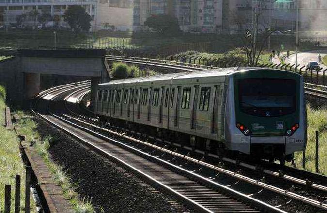 Metrô: cerca de 30 mil pessoas serão beneficiadas com a ampliação da rede(foto: Janine Moraes/CB/D.A. Press - 21/3/2012) Metrô: cerca de 30 mil pessoas serão beneficiadas com a ampliação da rede(foto: Janine Moraes/CB/D.A. Press - 21/3/2012)