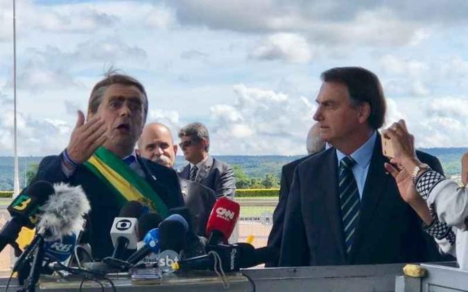 O humorista disse que tudo se tratava de um show de humor(foto: Reprodução/twitter.com/necaboullosa/status/1235263403591176194) O humorista disse que tudo se tratava de um show de humor(foto: Reprodução/twitter.com/necaboullosa/status/1235263403591176194)