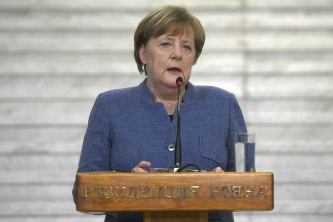 A chanceler alemã, Angela Merkel(foto: NIKOLAY DOYCHINOV/ AFP) A chanceler alemã, Angela Merkel(foto: NIKOLAY DOYCHINOV/ AFP)