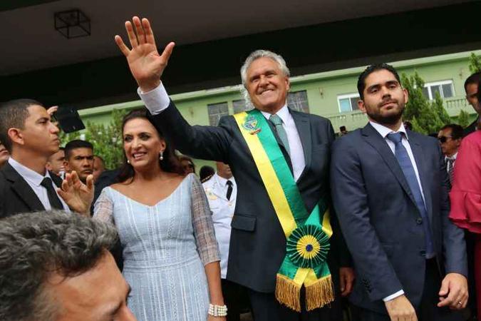 Ronaldo Caiado (DEM) toma posse como governador do Estado de Goiás(foto: Becker/Futura Press/Folhapress) Ronaldo Caiado (DEM) toma posse como governador do Estado de Goiás(foto: Becker/Futura Press/Folhapress)