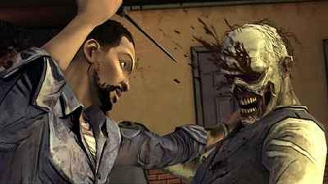 A série The walking dead é inspirada nas histórias em quadrinhos escritas por Robert Kirkman, Tony Moore e Charlie Adlard(foto: AMC/Divulgação) A série The walking dead é inspirada nas histórias em quadrinhos escritas por Robert Kirkman, Tony Moore e Charlie Adlard(foto: AMC/Divulgação)