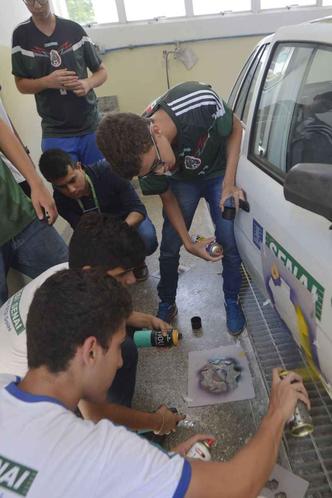 Alunos colocam em prática os conhecimentos adquiridos por meio da metodologia STEAM em Goiânia (GO) (foto: Jose Paulo Lacerda/Divulgacao ) Alunos colocam em prática os conhecimentos adquiridos por meio da metodologia STEAM em Goiânia (GO) (foto: Jose Paulo Lacerda/Divulgacao )