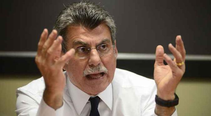 Jucá diz que continua debatendo política econômica internamente e defendeu a aprovação da reforma da Previdência(foto: Ed Alves/CB/D.A Press) Jucá diz que continua debatendo política econômica internamente e defendeu a aprovação da reforma da Previdência(foto: Ed Alves/CB/D.A Press)
