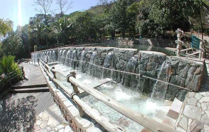 Estação de águas dentro de um resort da região de Rio Quente(foto: Rildo Prado/Divulgacao) Estação de águas dentro de um resort da região de Rio Quente(foto: Rildo Prado/Divulgacao)