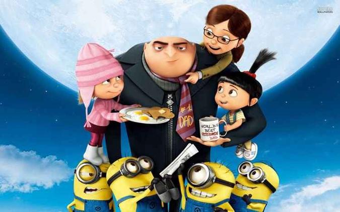 Gru se divide entre ser malvado e bonzinho em Meu malvado favorito(foto: Reprodução/Internet) Gru se divide entre ser malvado e bonzinho em Meu malvado favorito(foto: Reprodução/Internet)
