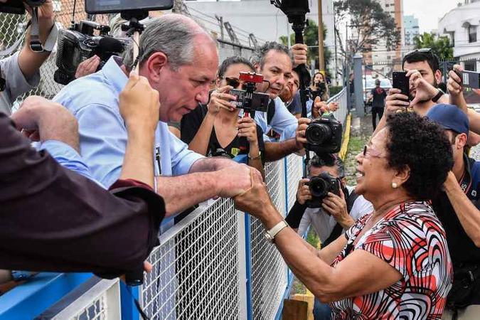 O ex-governador do Ceará também recebeu acenos do Centrão na pré-campanha ao Palácio do Planalto, mas o namoro não se concretizou(foto: Nelson Almeida/AFP) O ex-governador do Ceará também recebeu acenos do Centrão na pré-campanha ao Palácio do Planalto, mas o namoro não se concretizou(foto: Nelson Almeida/AFP)