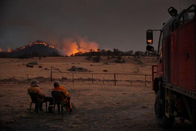 Pesquisas mostram ligação entre aumento da temperatura e o crescimento da gravidade e da frequência de incêndios florestais, como o que assola a Austrália(foto: KIRAN RIDLEY/AFP) Pesquisas mostram ligação entre aumento da temperatura e o crescimento da gravidade e da frequência de incêndios florestais, como o que assola a Austrália(foto: KIRAN RIDLEY/AFP)