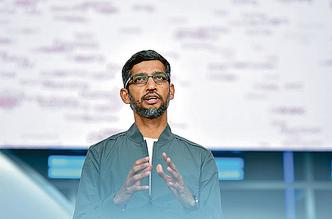 ''As vendas do segmento dobraram no segundo trimestre em relação ao período anterior'' Sundar Pichai, presidente da Google (foto: Josh Edelson/AFP) ''As vendas do segmento dobraram no segundo trimestre em relação ao período anterior'' Sundar Pichai, presidente da Google (foto: Josh Edelson/AFP)