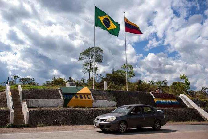 Fronteira entre Brasil e Venezuela(foto: Mauro Pimentel / AFP) Fronteira entre Brasil e Venezuela(foto: Mauro Pimentel / AFP)
