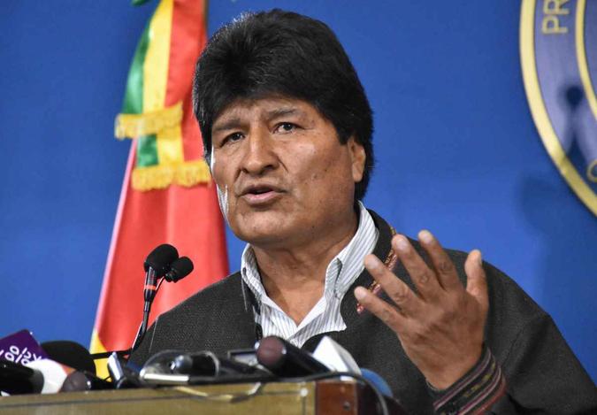 No momento, a Bolívia está sem presidente(foto: HO / Bolivian Presidency / AFP) No momento, a Bolívia está sem presidente(foto: HO / Bolivian Presidency / AFP)