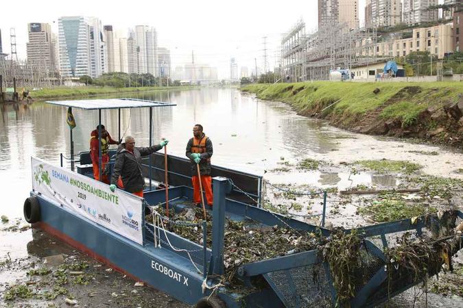Rio Pinheiros, São Paulo(foto: Rovena Rosa/Agência Brasil) Rio Pinheiros, São Paulo(foto: Rovena Rosa/Agência Brasil)