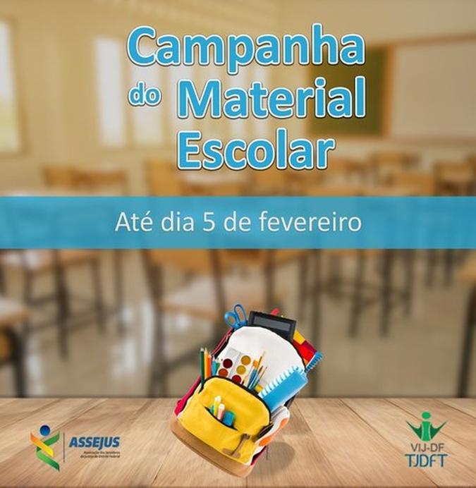 Campanha de doação de materiais escolares arrecada itens para crianças e adolescentes em situação de vulnerabilidade(foto: NC/SECOM/VIJ-DF/Divulgação) Campanha de doação de materiais escolares arrecada itens para crianças e adolescentes em situação de vulnerabilidade(foto: NC/SECOM/VIJ-DF/Divulgação)