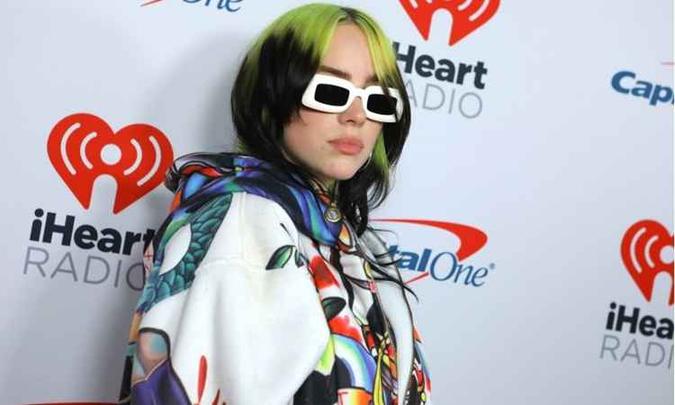 A cantora Billie Eilish tornou-se a artista mais jovem a conquistar os principais prêmios em uma única edição(foto: JC Olivera/Getty Images/AFP) A cantora Billie Eilish tornou-se a artista mais jovem a conquistar os principais prêmios em uma única edição(foto: JC Olivera/Getty Images/AFP)