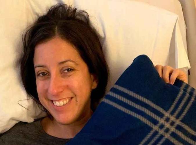 Nina Martinez, de 35 anos, doou um de seus rins a um receptor anônimo(foto: Reprodução/Twitter) Nina Martinez, de 35 anos, doou um de seus rins a um receptor anônimo(foto: Reprodução/Twitter)