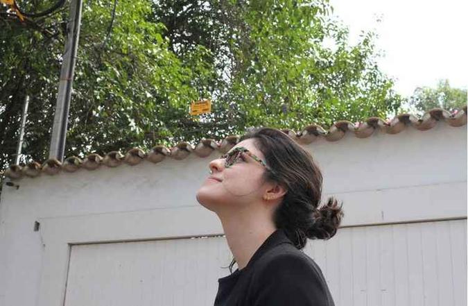 Ana Júlia acha que observar os pássaros é um momento especial(foto: Arquivo Pessoal) Ana Júlia acha que observar os pássaros é um momento especial(foto: Arquivo Pessoal)
