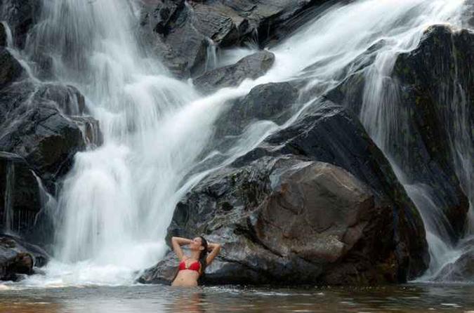 Cachoeira do Abade, em Pirenopolis. (foto: Edilson Rodrigues/CB/D.A Press.) Cachoeira do Abade, em Pirenopolis. (foto: Edilson Rodrigues/CB/D.A Press.)