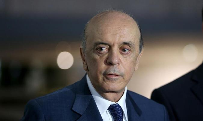 Em fevereiro de 2017, José Serra precisou se afastar do cargo de ministro das Relações Exteriores por razões de saúde(foto: Wilson Dias/Agência Brasil) Em fevereiro de 2017, José Serra precisou se afastar do cargo de ministro das Relações Exteriores por razões de saúde(foto: Wilson Dias/Agência Brasil)