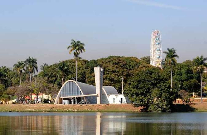 Complexo da Pampulha em Belo Horizonte inclui a Igreja de São Francisco de Assis: traços do arquiteto Oscar Niemeyer(foto: Beto Novaes/EM/D.A Press) Complexo da Pampulha em Belo Horizonte inclui a Igreja de São Francisco de Assis: traços do arquiteto Oscar Niemeyer(foto: Beto Novaes/EM/D.A Press)