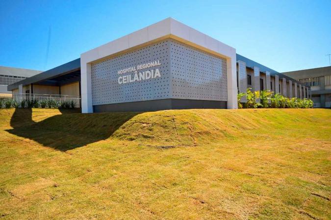 O anexo do hospital de Ceilândia foi construído com estrutura modular(foto: Marcelo Ferreira/CB/D.A Press) O anexo do hospital de Ceilândia foi construído com estrutura modular(foto: Marcelo Ferreira/CB/D.A Press)