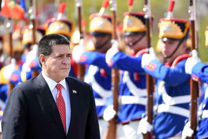 O ex-presidente do Paraguai Horácio Cartes(foto: Evaristo Sá/AFP) O ex-presidente do Paraguai Horácio Cartes(foto: Evaristo Sá/AFP)