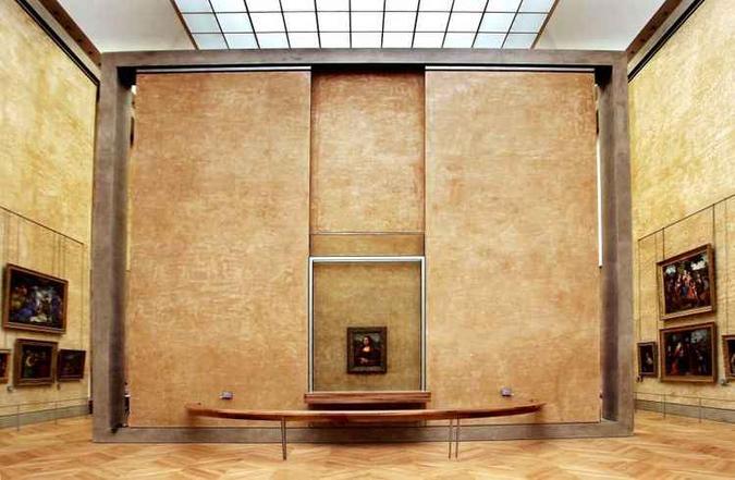 Mona Lisa está exposta no Museu do Louvre, em Paris, desde 1797(foto: Jean-Pierre Muller/AFP - 5/4/05 ) Mona Lisa está exposta no Museu do Louvre, em Paris, desde 1797(foto: Jean-Pierre Muller/AFP - 5/4/05 )