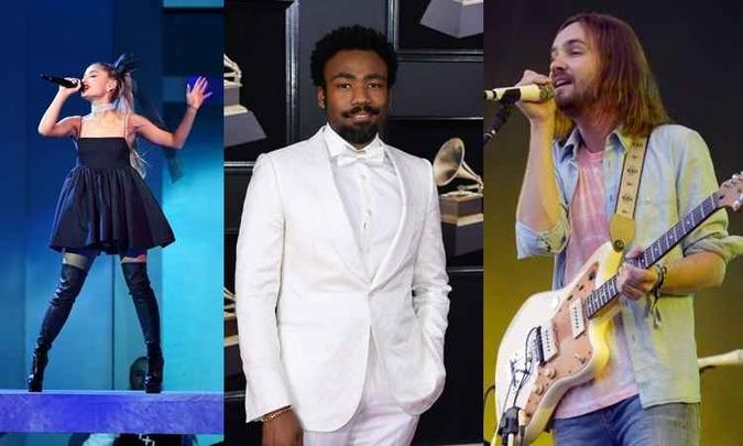 Ariana Grande, Childish Gambino e Tame Impala são os headliners do Coachella 2019(foto: Kevin Winter/Getty Images/AFP - AFP/Angela Weiss - AFP Photo/Bertrand Guay) Ariana Grande, Childish Gambino e Tame Impala são os headliners do Coachella 2019(foto: Kevin Winter/Getty Images/AFP - AFP/Angela Weiss - AFP Photo/Bertrand Guay)