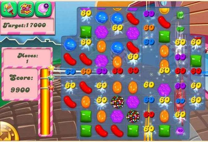(foto: Reprodução/Candy Crush Saga) (foto: Reprodução/Candy Crush Saga)
