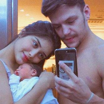 Letícia, Saulo e a pequena Madah (foto: Instagram/Reprodução) Letícia, Saulo e a pequena Madah (foto: Instagram/Reprodução)