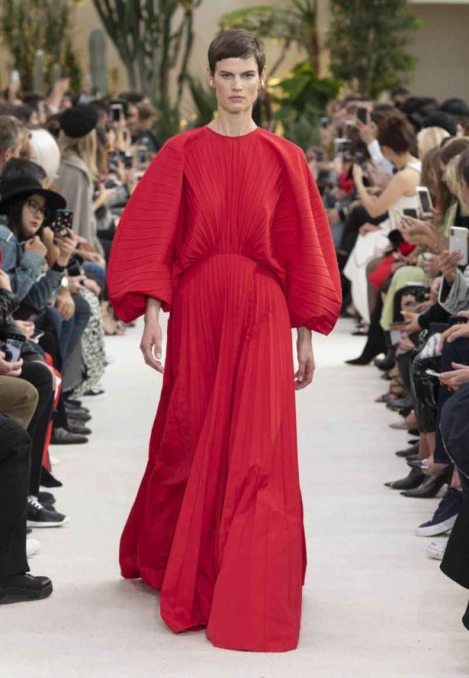Desfile Valentino, verão 2019 (foto: Valentino/Divulgacao) Desfile Valentino, verão 2019 (foto: Valentino/Divulgacao)