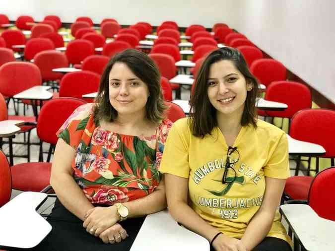Camila Ribeiro (direita) e Cecília Olivieri (esquerda)