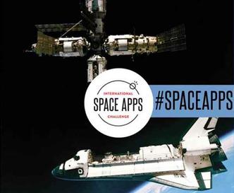 Material promocional do Nasa Space Apps Challenge: competição internacional tem como prêmio uma viagem à Flórida(foto: Divulgação) Material promocional do Nasa Space Apps Challenge: competição internacional tem como prêmio uma viagem à Flórida(foto: Divulgação)