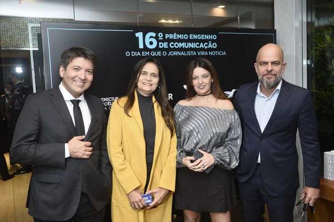 Patrício Macedo, Ana Dubeux, Ana Maria Campos e Leonardo Cavalcanti(foto: Minervino Junior/CB/D.A Press) Patrício Macedo, Ana Dubeux, Ana Maria Campos e Leonardo Cavalcanti(foto: Minervino Junior/CB/D.A Press)