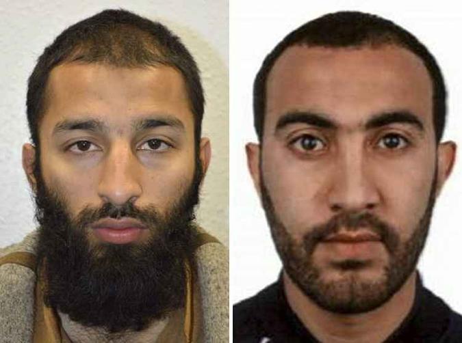 Khuram Shazad Butt e Rachid Redouane foram identificados como participantes dos atentados de Londres(foto: HANDOUT / METROPOLITAN POLICE / AFP) Khuram Shazad Butt e Rachid Redouane foram identificados como participantes dos atentados de Londres(foto: HANDOUT / METROPOLITAN POLICE / AFP)