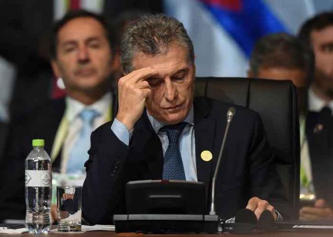 Presidente argentino Mauricio Macri (foto: AFP / Luka GONZALES ) Presidente argentino Mauricio Macri (foto: AFP / Luka GONZALES )