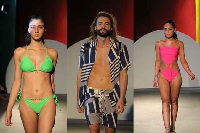 Cerca de 350 pessoas compareceram á mostra de beachwear do DF(foto: Renato Filho/Divulgação) Cerca de 350 pessoas compareceram á mostra de beachwear do DF(foto: Renato Filho/Divulgação)