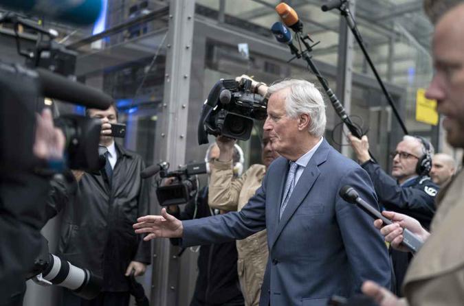 O texto foi rejeitado três vezes pelo Parlamento britânico(foto: Kenzo Tribouillsrd / AFP) O texto foi rejeitado três vezes pelo Parlamento britânico(foto: Kenzo Tribouillsrd / AFP)