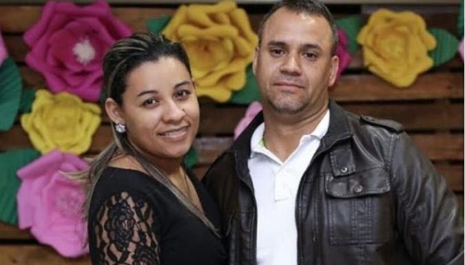 Adriana e Wellington: companheiro tinha histórico de agressões (foto: Arquivo Pessoal) Adriana e Wellington: companheiro tinha histórico de agressões (foto: Arquivo Pessoal)