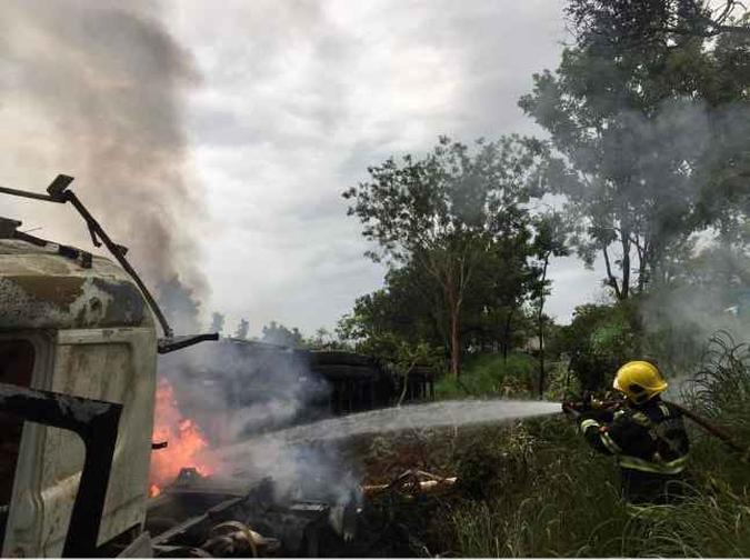 (foto: Corpo de Bombeiros Militar de Goiás) (foto: Corpo de Bombeiros Militar de Goiás)