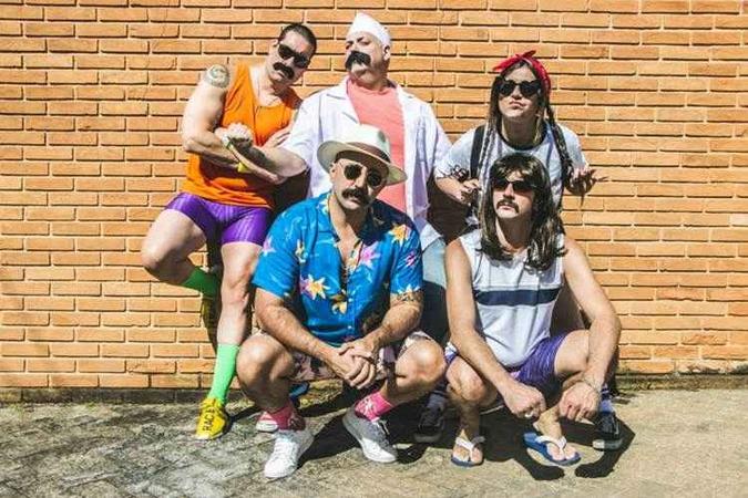 A banda Marília Gabriela busca crédito para o rock, por meio do humor(foto: Arquivo pessoal/ Divulgação) A banda Marília Gabriela busca crédito para o rock, por meio do humor(foto: Arquivo pessoal/ Divulgação)