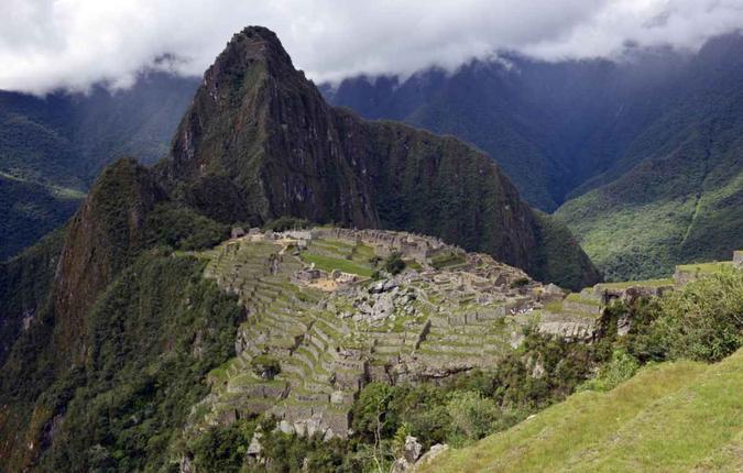 O Templo do Sol é um ponto muito vistiado em Machu Picchu(foto: Cris BOURONCLE / AFP) O Templo do Sol é um ponto muito vistiado em Machu Picchu(foto: Cris BOURONCLE / AFP)