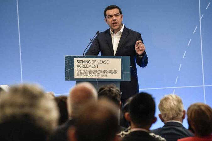 Primeiro ministro da Grécia, Alexis Tsipras.(foto: Louisa Gouliamaki/AFP) Primeiro ministro da Grécia, Alexis Tsipras.(foto: Louisa Gouliamaki/AFP)