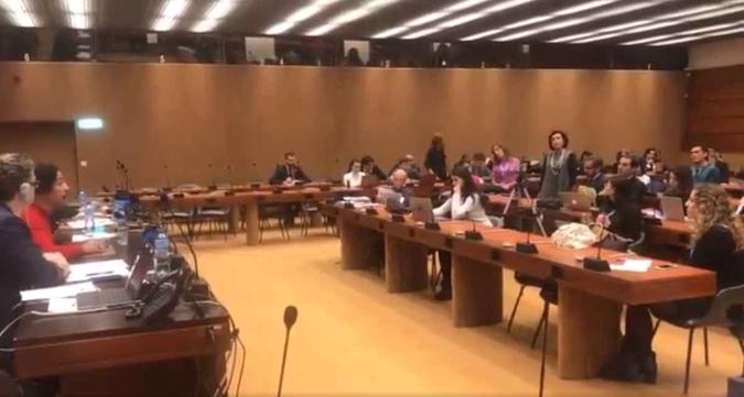 Os dois discutiram durante encontro promovido pela ONU, em Genebra, Suíça(foto: Reprodução/Twitter) Os dois discutiram durante encontro promovido pela ONU, em Genebra, Suíça(foto: Reprodução/Twitter)