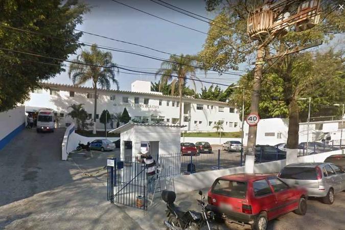 Vítima foi internada no Hospital das Acácias, em Santo André (foto: Google Maps) Vítima foi internada no Hospital das Acácias, em Santo André (foto: Google Maps)
